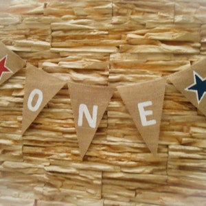 I Am One Boy Banner 1st Birthday Banner Star Banner Boy Banner Birthday ...