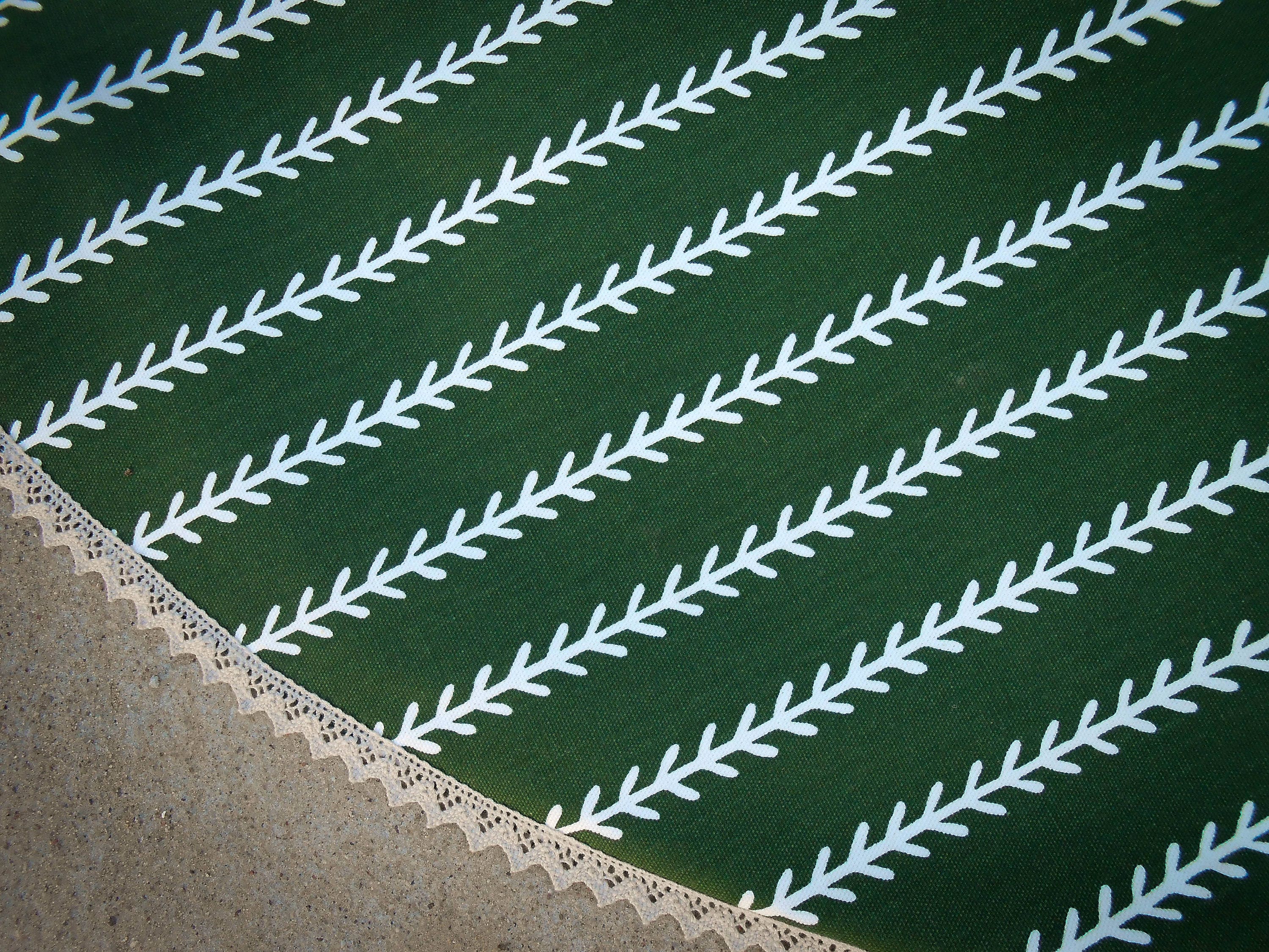 Green Christmas Tree Skirt Large Xmas Tree Skirt Christmas Etsy