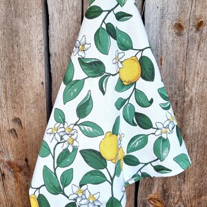 Lemon Kitchen Towel Lemon Towel Citrus Lemons Fruit Towel Kitchen Towel Linen Towel Nature Tea Towel Gift For Mother Housewarming Gift image 7