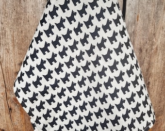 Strofinaccio in lino per cani Schnauzer, asciugamano da cucina per cani, regalo per amanti dei cani, decorazione da cucina, regalo di inaugurazione della casa