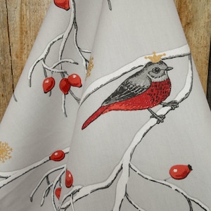 Christmas Bird Kitchen Towels Bird Towel Kitchen Hand Towel Gift Ideas Gift For Mother Stocking Stuffer Gift Christmas Gift Bird Tea Towel