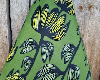 Strofinaccio da cucina in lino con stampa floreale – Decorazione botanica per la cucina e idea regalo primaverile