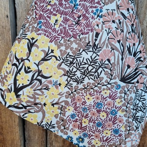 Floral Towel Kitchen Towel Nature Towel Hand Towel Gift For Mother Housewarming Gift Fabric Linen Towel Flower Towel Tea Towel Meadow Design