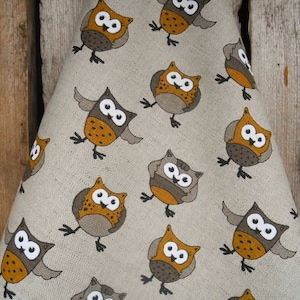 Owl Lovers Gift Owl Towel Woodland Linen Towel Tea Towel Kitchen Towel Gift For Her Dish Towel Owl Decor Christmas Gift For Mother Day Gift