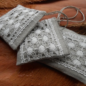 Encaje Sachet de lavanda Boda Favor Rellenos de Medias navideñas Baby Showers Favorece la despedida de soltera Favorece los regalos de bienvenida de la casa Lavanda