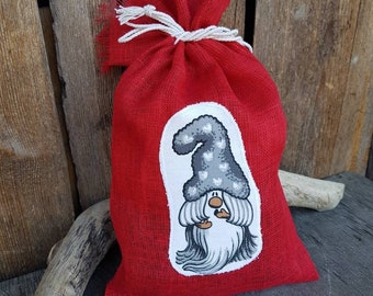 Scandinavo Natale Gift Bag Regali svedesi Personalizzato Babbo Natale Sacco di Natale Sacchetto regalo di Natale Decorazione natalizia Svedese
