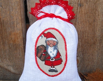 Borsa regalo di Natale Santa Sack Gnome Elfo Tomte Nisse Borsa regalo di natale Borsa regalo Borsa regalo Borsa di Natale Confezione regalo Svedese Natale Scandinavo