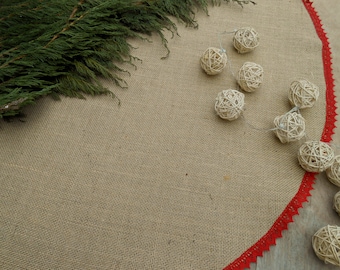 Burlap Tree Skirt Rustic Christmas Tree Skirt Christmas Tree Skirt Christmas Decor Country Christmas Tree Skirt Rustic Christmas Decorations