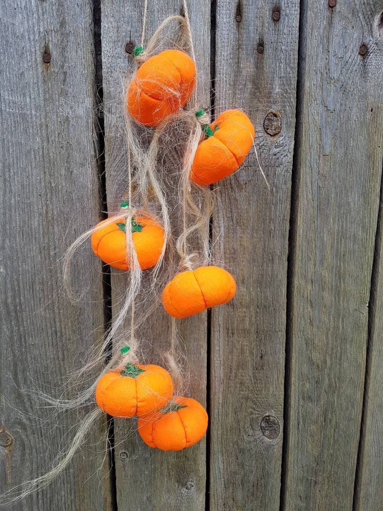 YQUQWN Pumpkin Fall Banner Garland - 10ft Pre-strung, No DIY Needed For Thanksgiving & Halloween Decor - View #7