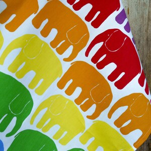 Elephant Tea Towel Elephant Gift Kitchen Towel Elephant Towel Retro Towel Kitchen Elephant Design Scandinavian Birthday Gift Christmas