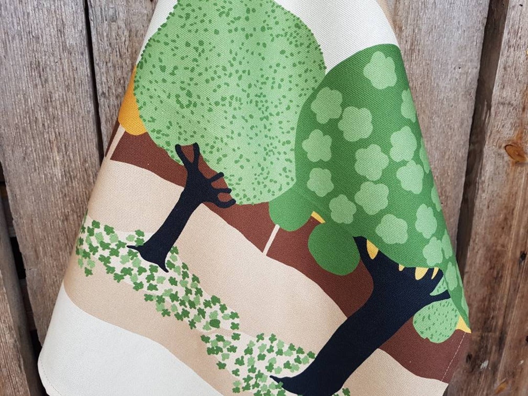 Tree Towel Tree Tea Towel Nature Towel Nature Lover Gift for Etsy