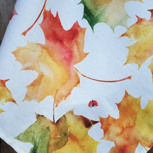 Erntedank Handtuch Herbst Dekor Danksagungsgeschenk Ahornblatt Handtuch Marienkäfer Handtuch Küchentuch Herbst Handtuch Geschenk für Mutter Herbst Handtuch