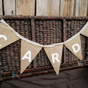 Cards Banner Cards Bunting Cards Wedding Banner Wedding Cards Sign Cards Burlap Banner Party Cards Banner Party Cards Garland