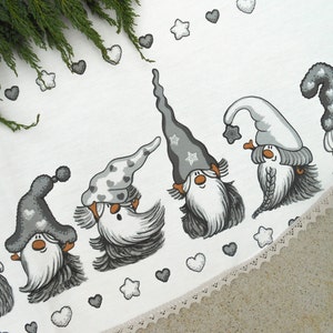 Christmas Tree Skirt Christmas Decoration Gnome Ornament Christmas Decor Scandinavian Christmas Gift Christmas Ornament Swedish Christmas