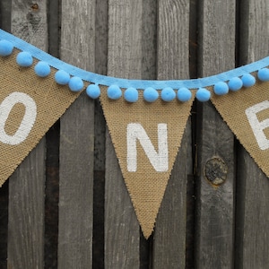 One Banner High Chair Banner I Am One Boy Banner 1st Birthday Banner Boy Banner Babies First Birthday One Burlap Banner Birthday One Banner