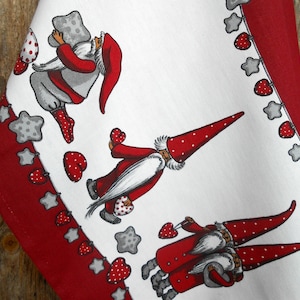 Stocking Stuffer Gift Nordic Christmas Scandinavian Christmas Towel Christmas Tea Towel Hand Kitchen Towel Christmas Ornament Christmas Gift