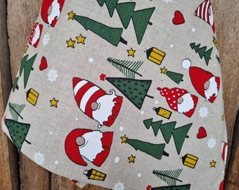 Nordic Christmas Towel With Gnomes Scandinavian Christmas Tea Towel Christmas Gift  Kitchen Towel Swedish Christmas Gift Stocking Stuffer