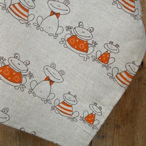 Frog Cloth Frog Towel Frog Decor Frog Fabric Linen Tea Towel Hand Towel Kitchen ...
