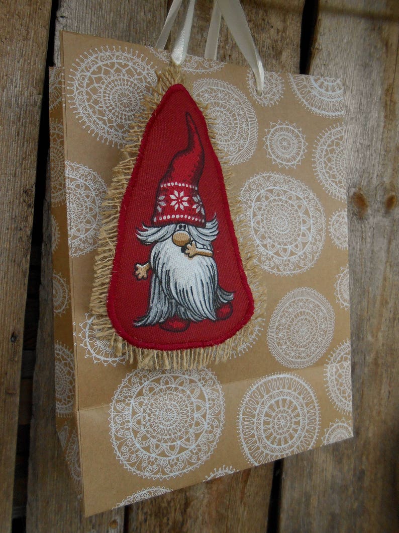 Christmas Stocking Stuffer Stocking Tag Christmas Tag Gnome Ornament Christmas Decor Stocking Gift Christmas Ornament Christmas Ornament