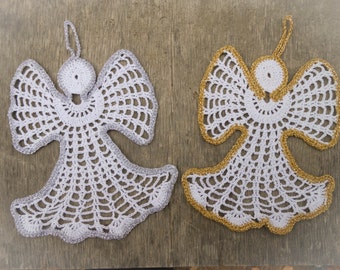 Kit Crochet Ornement Ange En Laine – DIY Facile Pour Débutants, Décoration Noël Fait Main, 15cm, Idéal Enfants & Adultes