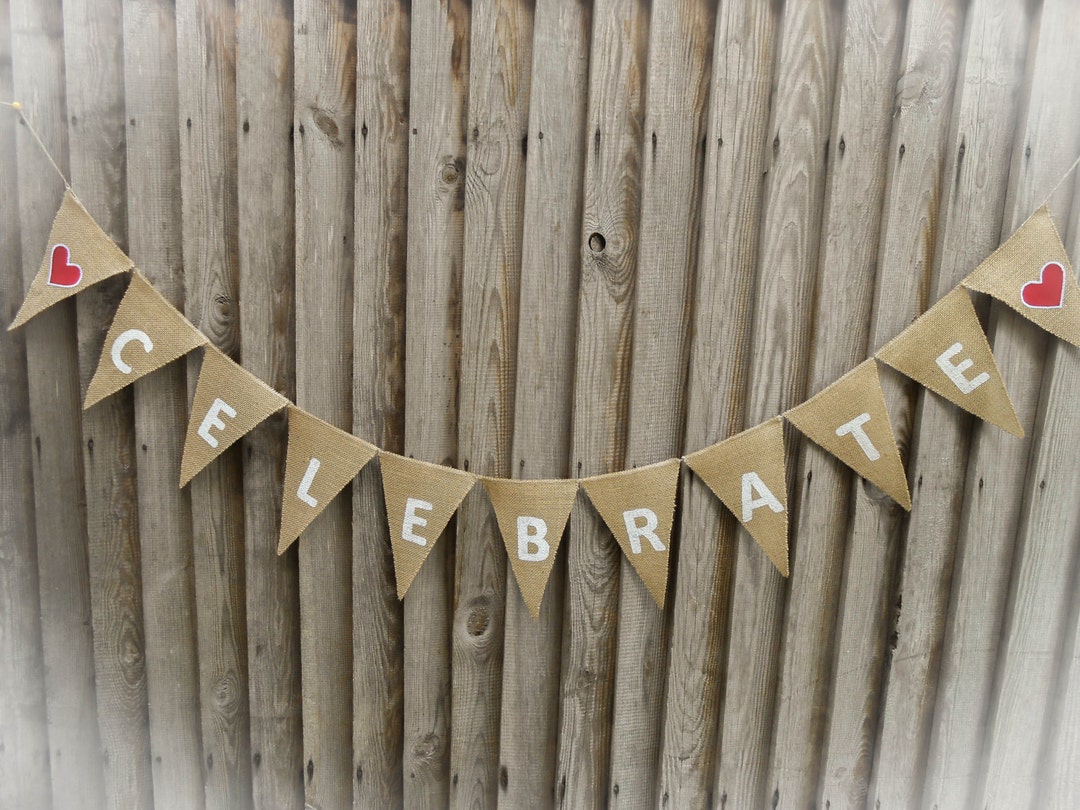 Celebrate Banner Celebrate Garland Celebrate Party Decor Birthday Party ...