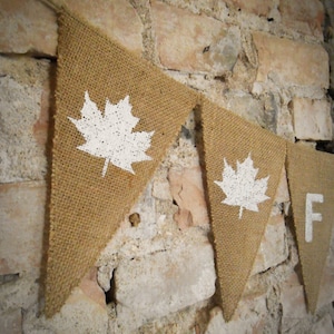 Fall Banner Fall Bunting Fall Garland Autumn Decor Thanksgiving Decor Thanksgiving Banner Thanksgiving Bunting Thanksgiving Garland