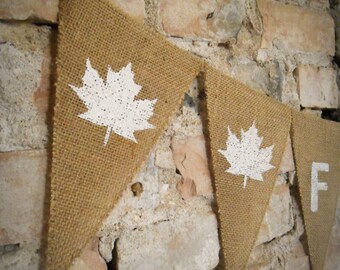 Fall Banner Fall Bunting Fall Garland Autumn Decor Thanksgiving Decor Thanksgiving Banner Thanksgiving Bunting Thanksgiving Garland