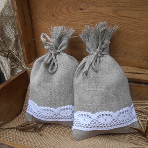 Wedding Favor Bag Party Favor Bag Bridal Favors Bag Burlap Favor Bag Gift Bag Rustic Favor Bag Linen Favor Bag Wedding Bag Rustic Wedding