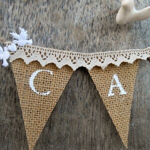 Wedding Cards Banner Wedding Reception Banner Burlap Wedding Cards Bunting Wedding Cards Sign Shower Cards Banner Lace Cards Banner image 2