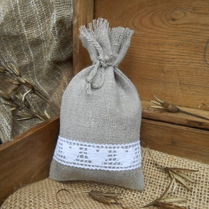 Favor Bag Wedding Favor Bag Linen Gift Bag Baby Shower Favor Bag Rustic Linen Wedding Bag Candy Bag Rustic Wedding Gift Wrap Bridal Gift Bag