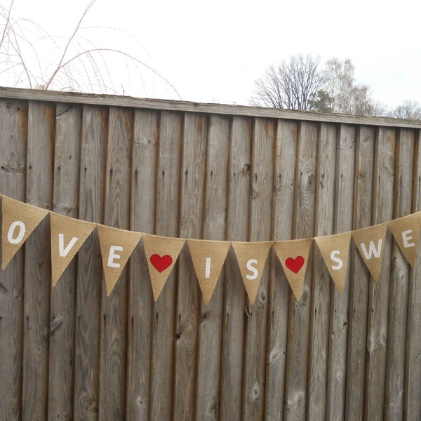 Love is Sweet Banner - Etsy