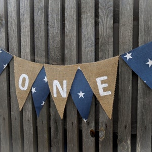High Chair Garland High Chair Banner One Banner I Am One Boy Banner High Chair Bunting 1st Birthday Banner Star Banner Boy Banner Birthday