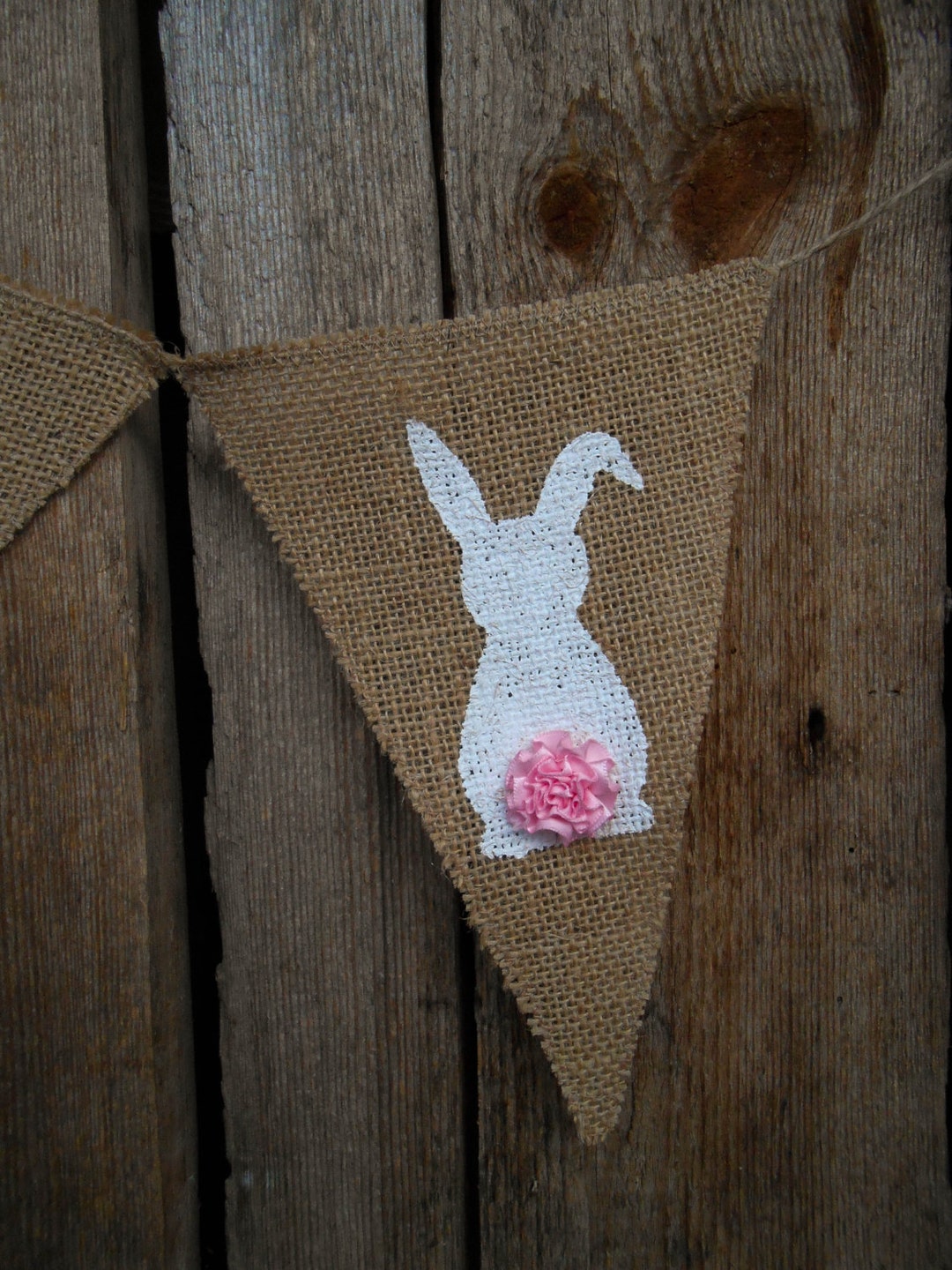 Bunny Bunting Easter Banner Easter Garland Easter Decor Bunny Garland ...