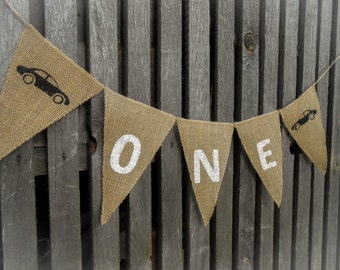 Pancarta de primer cumpleaños Pancarta para trona Pancarta "One" Primer cumpleaños Pancarta "One" para niño Guirnalda para trona Pancarta para niño Decoración de cumpleaños Celebrate
