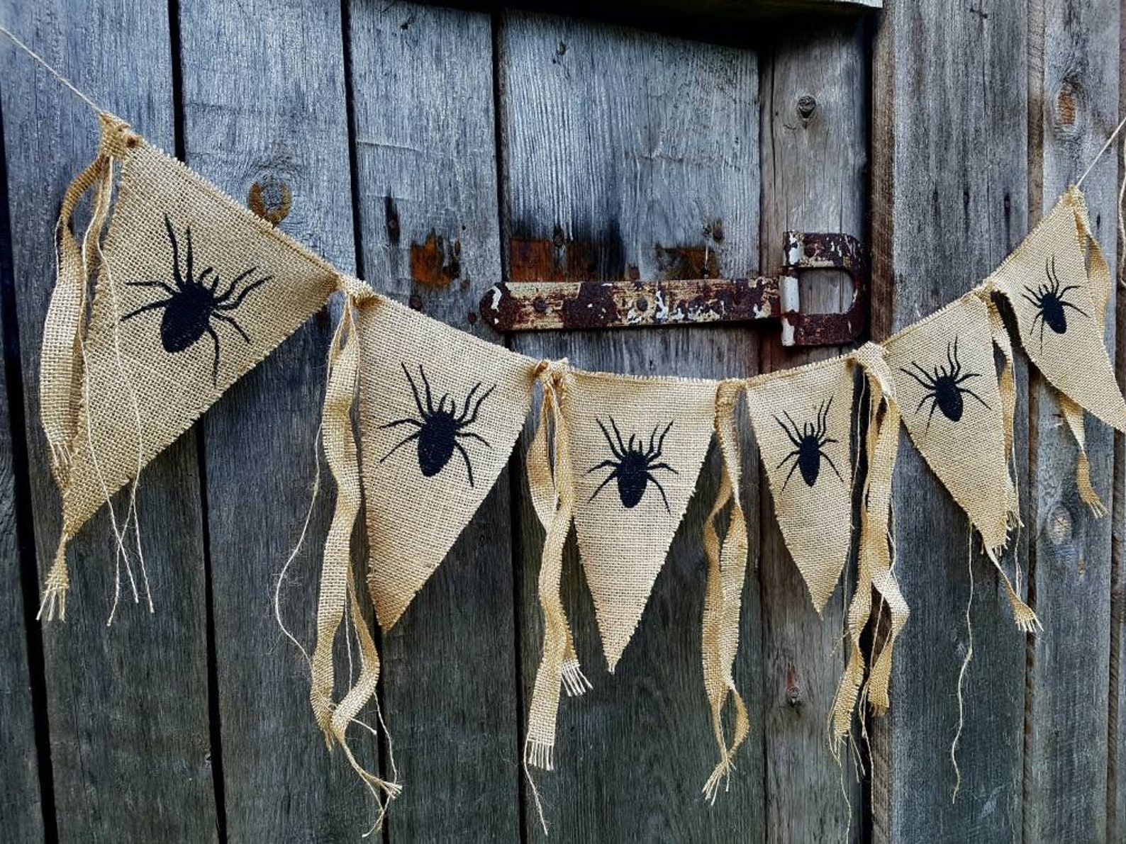 Image of Halloween Spider Bunting