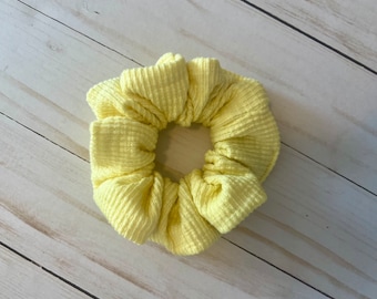 Chouchou jaune, accessoire pour cheveux, cadeau pour elle