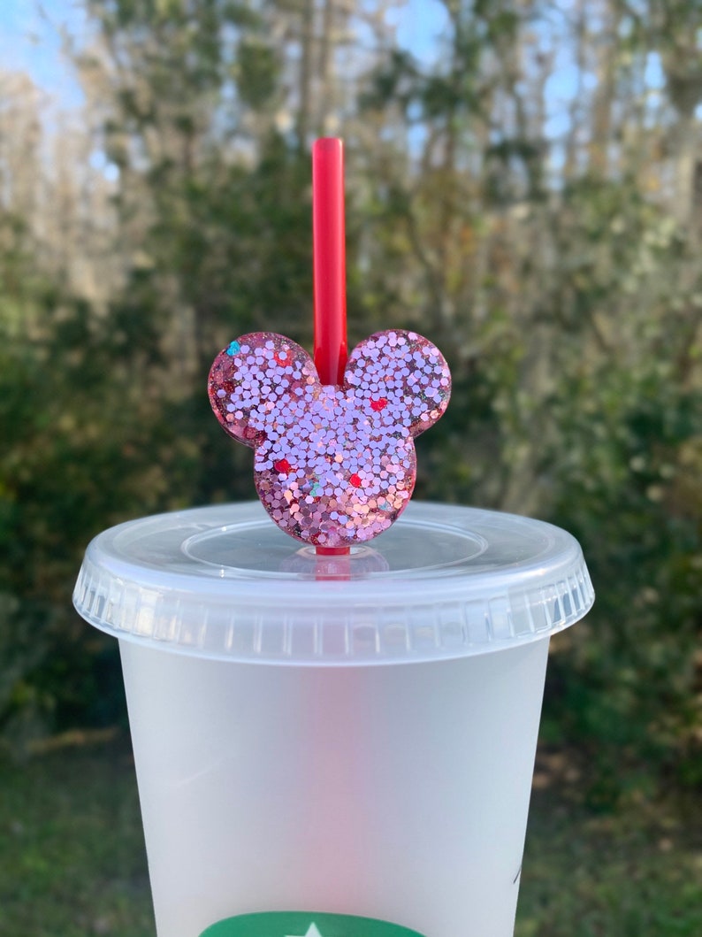 Heart Straw Topper Minnie Straw Topper King Candy Queen of Hearts Love Inspired Straw Toppers