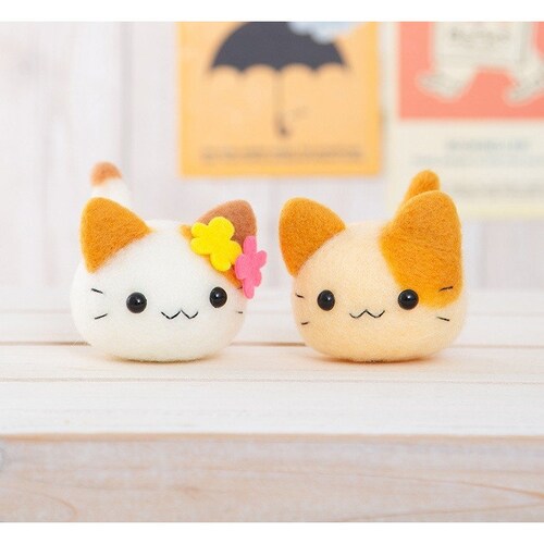 Japanese Hamanaka Needle Felting Kit. Welsh Wool Felt Etsy UK