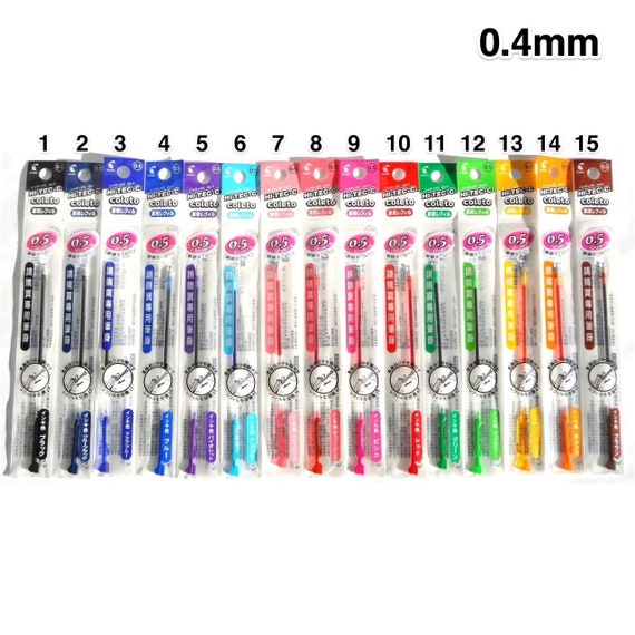 PILOT HI-TEC-C COLETO 3-COLOR PEN 0.4mm 1+10 refills