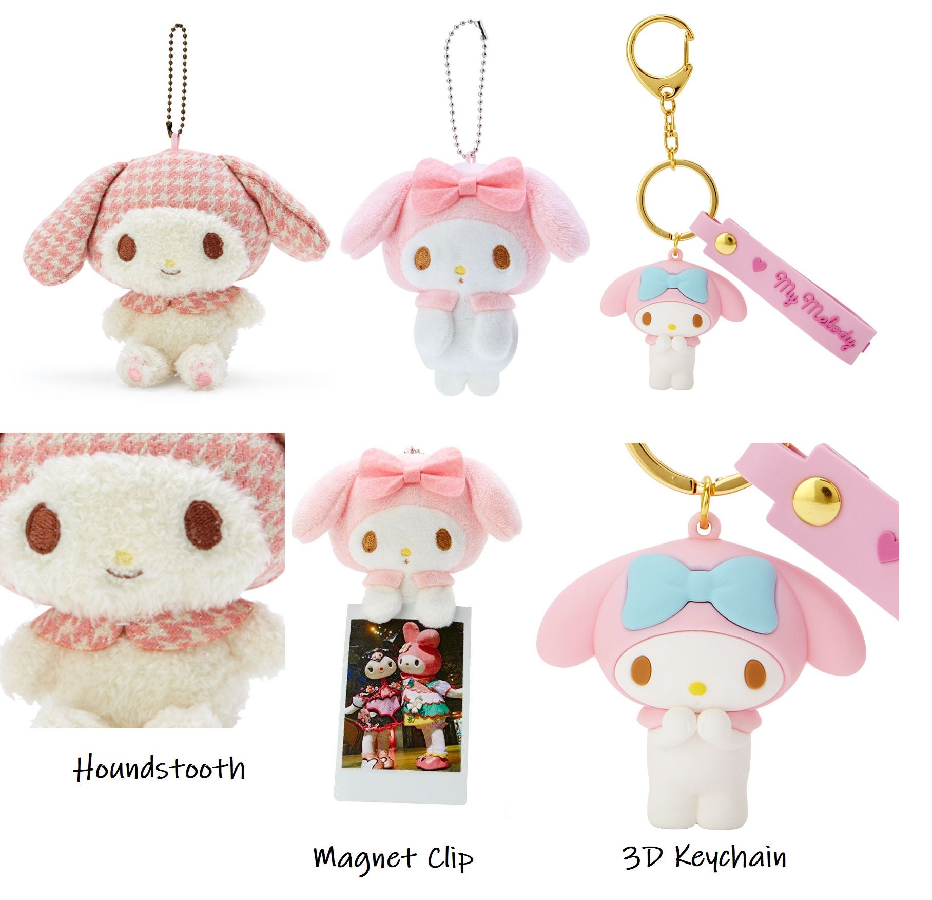 Japan Melody Plush / Pouch Key Key Chain / Cable -