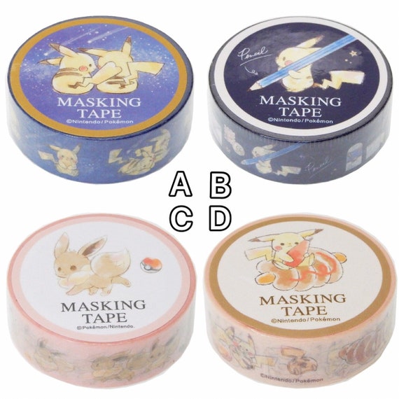 Pokemon Pikachu Eevee Effie Washi Tape Paper Masking Tape Etsy Pokemon Pikachu Eevee Effie Washi Tape Paper Masking Tape Etsy
