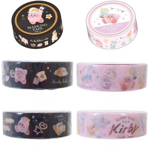 Nintendo Kirby Washi Tape Paper Masking Tape 15mm X 10m Yojo Etsy