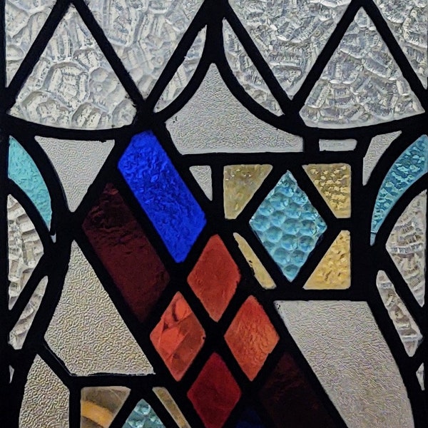 Antique Stained Glass Window Etsy