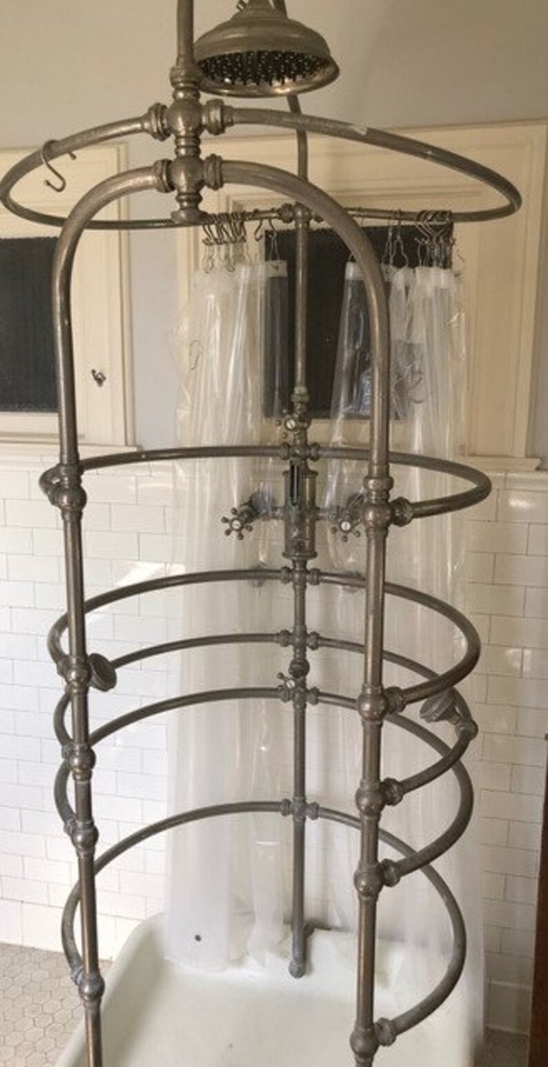 Antique Standard Sanitary Rib Cage Needle Shower 1902 Mixing Chamber