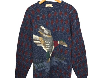 80s Woolrich Mallard Duck 100% Wool Sweater Size X-large - Etsy Canada