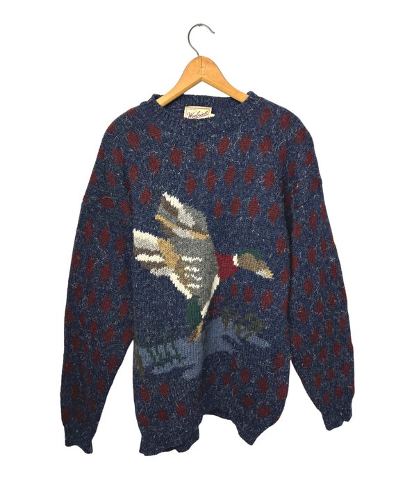 80s Woolrich Mallard Duck 100% Wool Sweater Size X-large - Etsy Canada