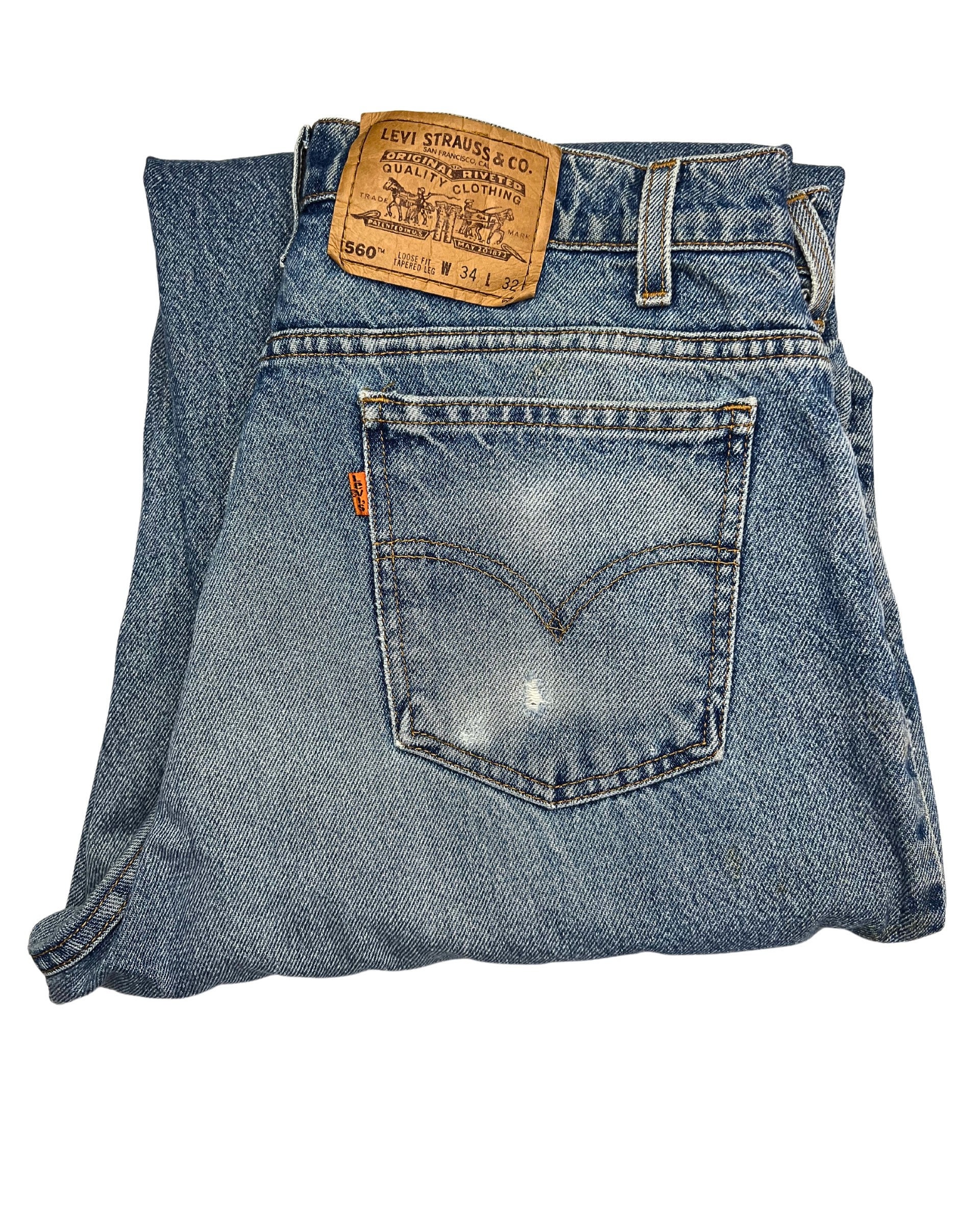 Levis 560 36 - Etsy Canada