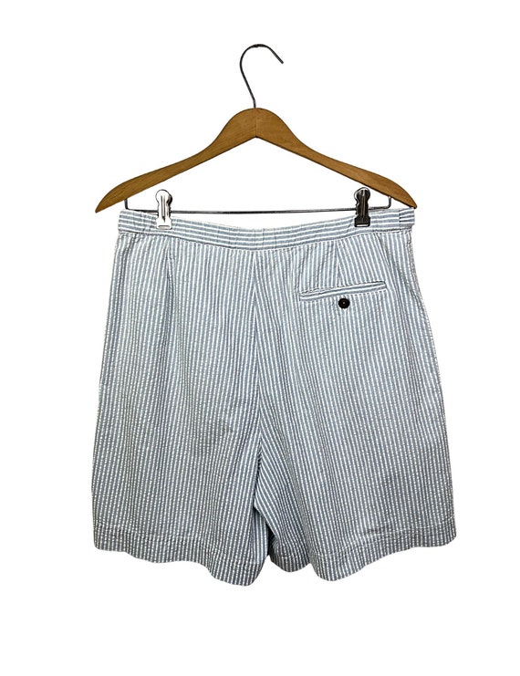 90’s Liz Claiborne Seersucker Pleated 7.5” Shorts… - image 4