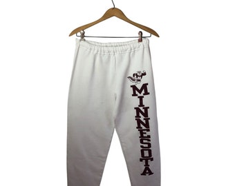 90’s Minnesota Gophers Collegiate Spell-Out Russell Athletics 50/50 Sweatpants Size Small