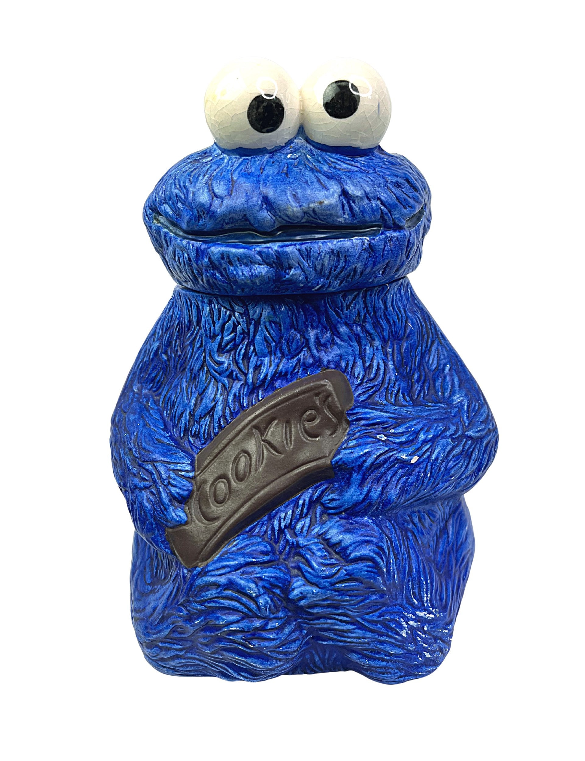 1970s Cookie Monster Sesame Street Ceramic Cookie Jar 